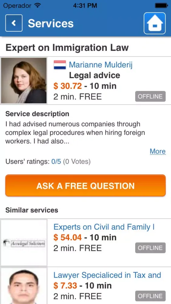 Capturas de pantalla de Lawyer Online