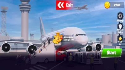 Tangkapan layar Airplane Flight Idle Simulator