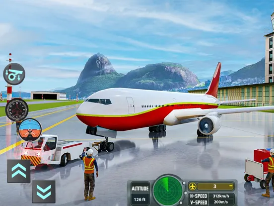 Flight Simulator Pilot Games iPad  स्क्रीनशॉट
