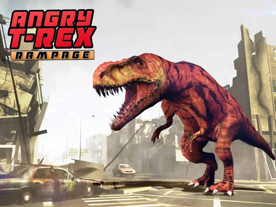 Angry T-Rex Rampage ™ iPad  Ekran Görüntüleri