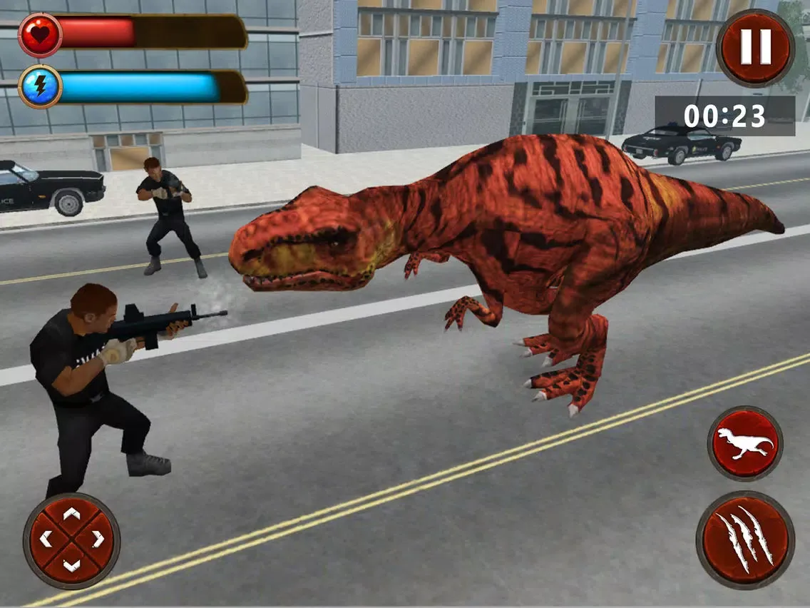 Angry T-Rex Rampage ™ iPad  Ekran Görüntüleri