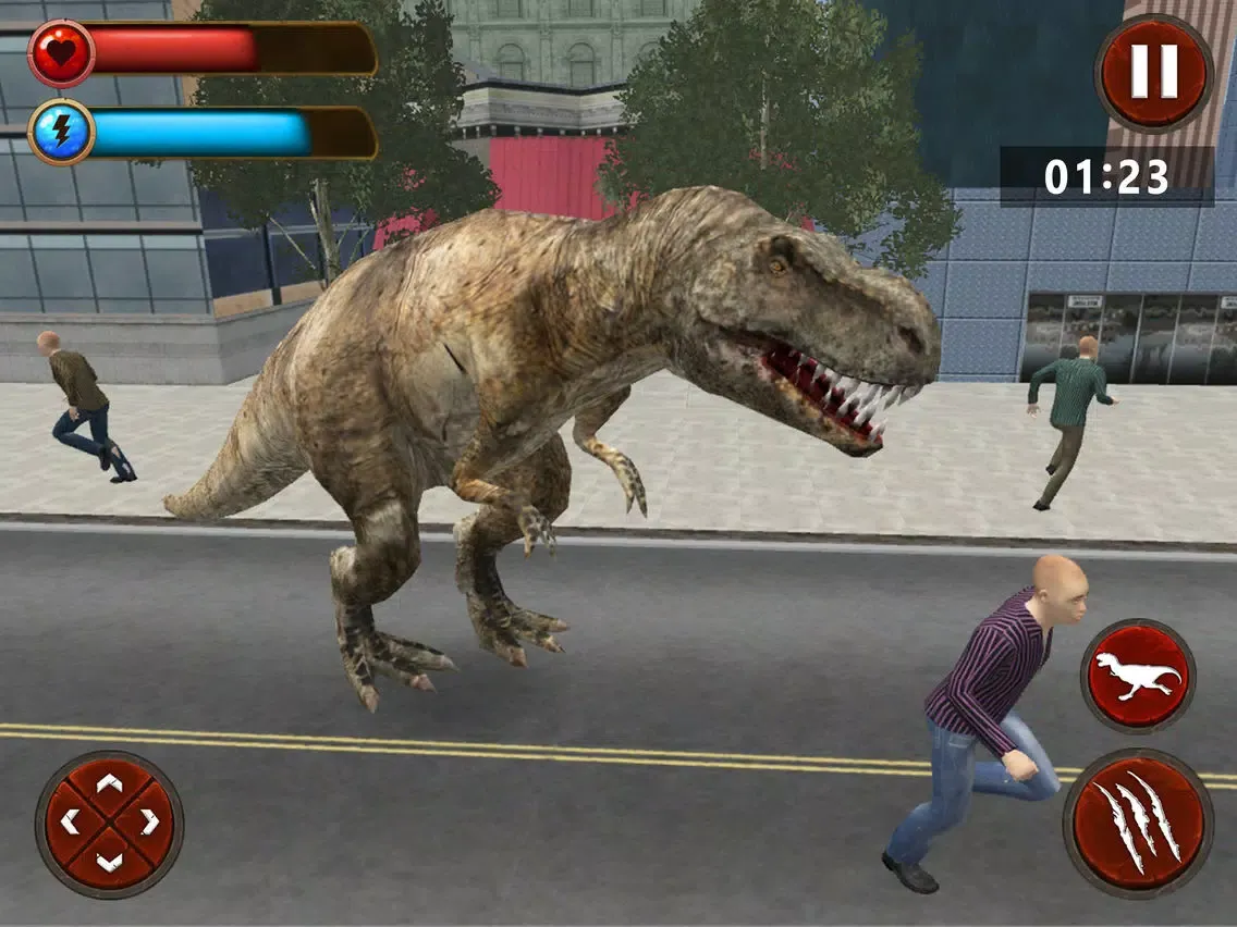Angry T-Rex Rampage ™ iPad  Ekran Görüntüleri