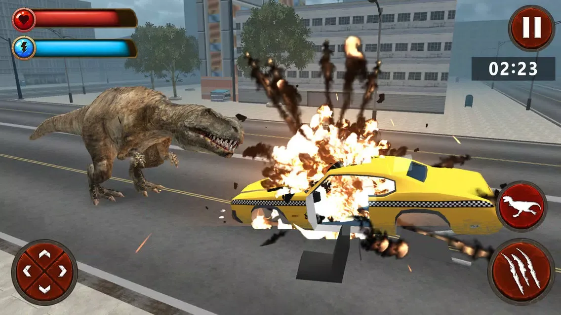 Angry T-Rex Rampage ™ Ekran Görüntüleri