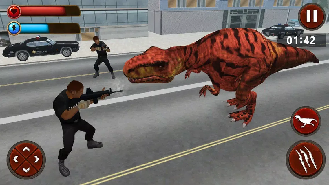 Angry T-Rex Rampage ™ Ekran Görüntüleri
