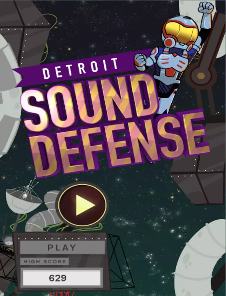 Capturas de tela do Detroit Sound Defense iPad 