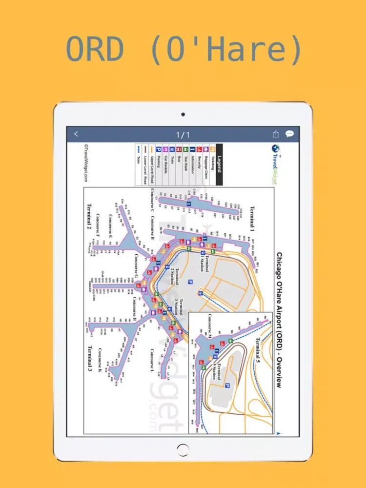Capturas de pantalla de Airport Information - Check-In + Flight Delays + Terminal Maps iPad 
