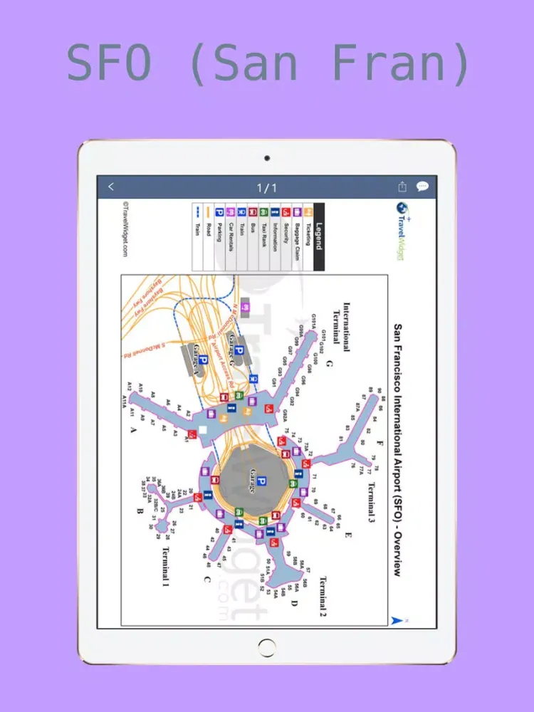 Capturas de pantalla de Airport Information - Check-In + Flight Delays + Terminal Maps iPad 
