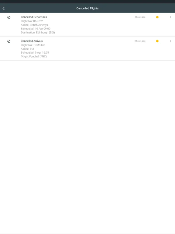 Airport Community iPad  Screenshots