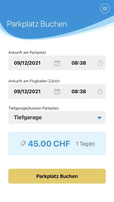 Private Parking Airport Zurich Ekran Görüntüleri