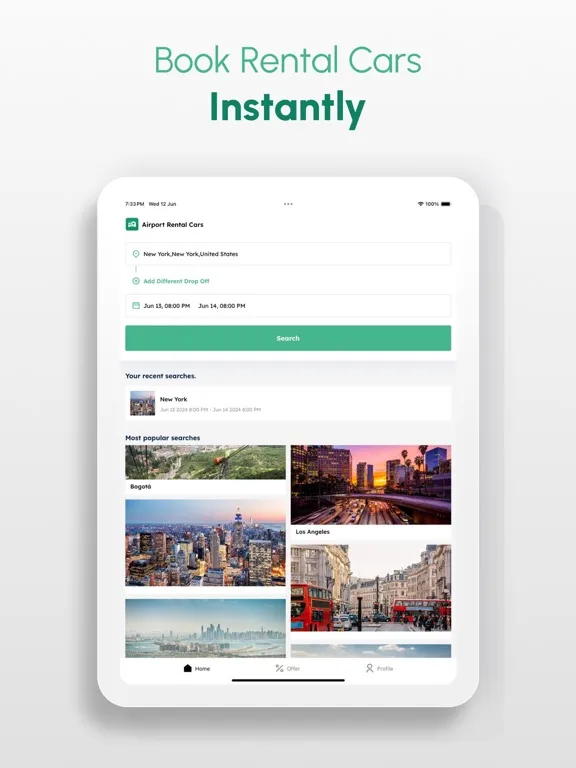 Airport Rentals・Rent a Car iPad 應用截圖