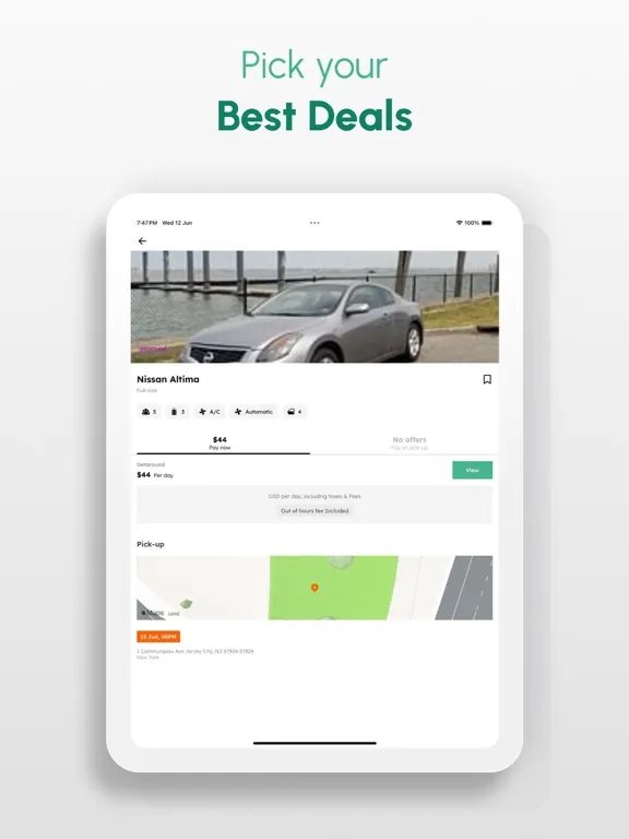 Airport Rentals・Rent a Car iPad 應用截圖