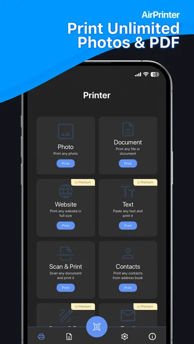 Captures d'écran de Air Printer & Docs Scanner