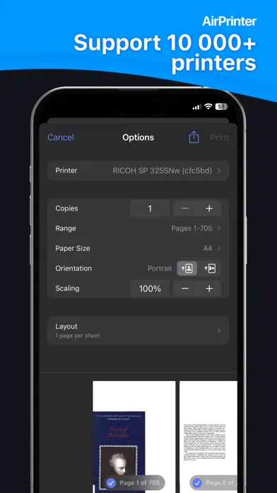 Captures d'écran de Air Printer & Docs Scanner