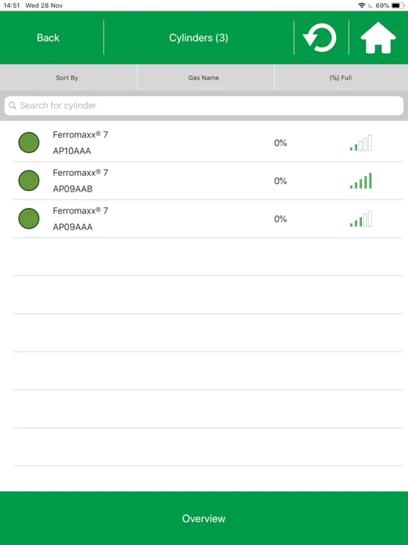 Integra® e2 cylinder app iPad  Screenshots