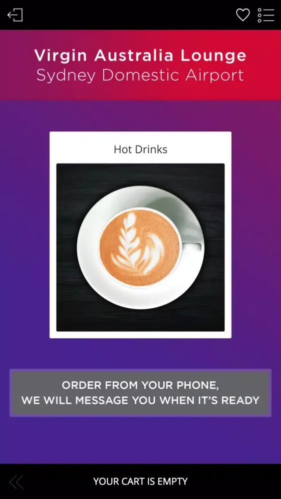 Capturas de tela do Coffee Order
