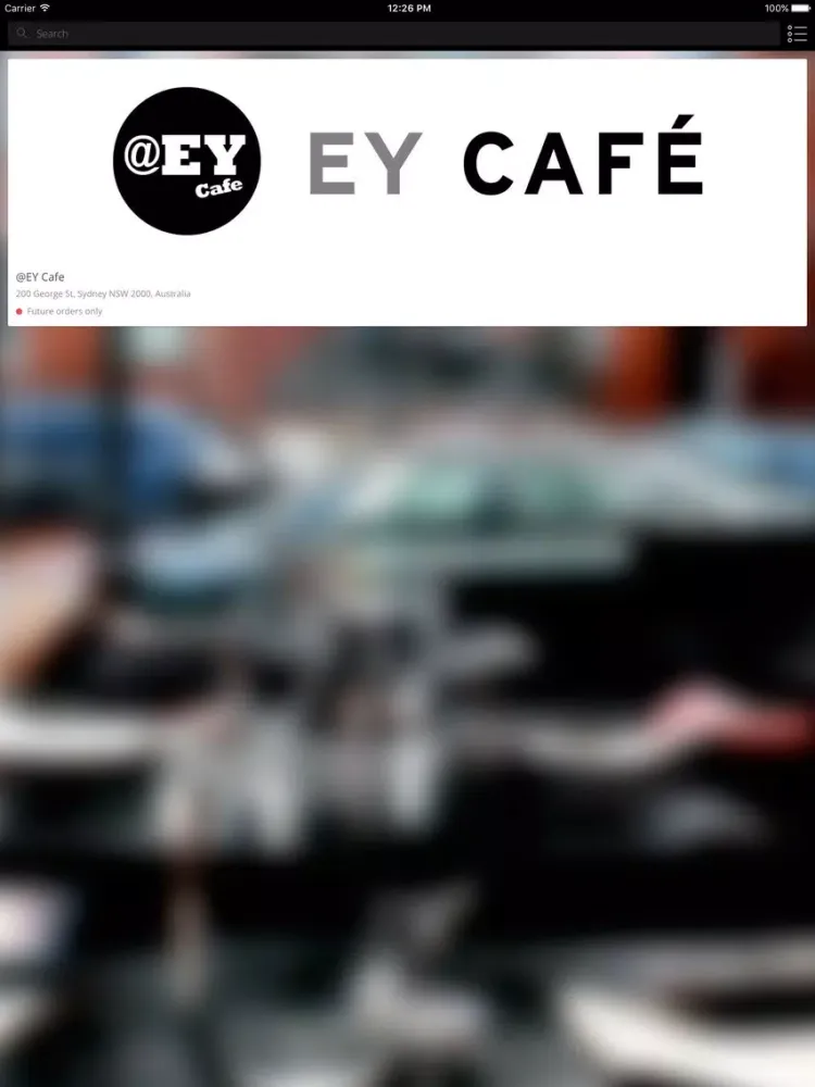 @EY Café iPad  स्क्रीनशॉट