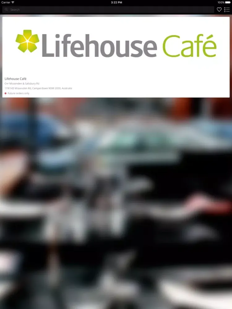 Captures d'écran de Lifehouse Cafe iPad 