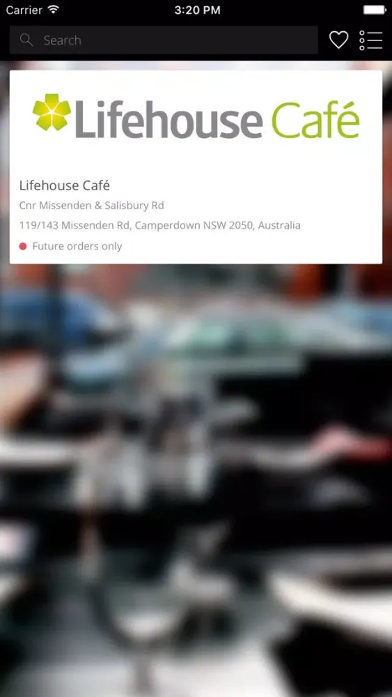 Captures d'écran de Lifehouse Cafe
