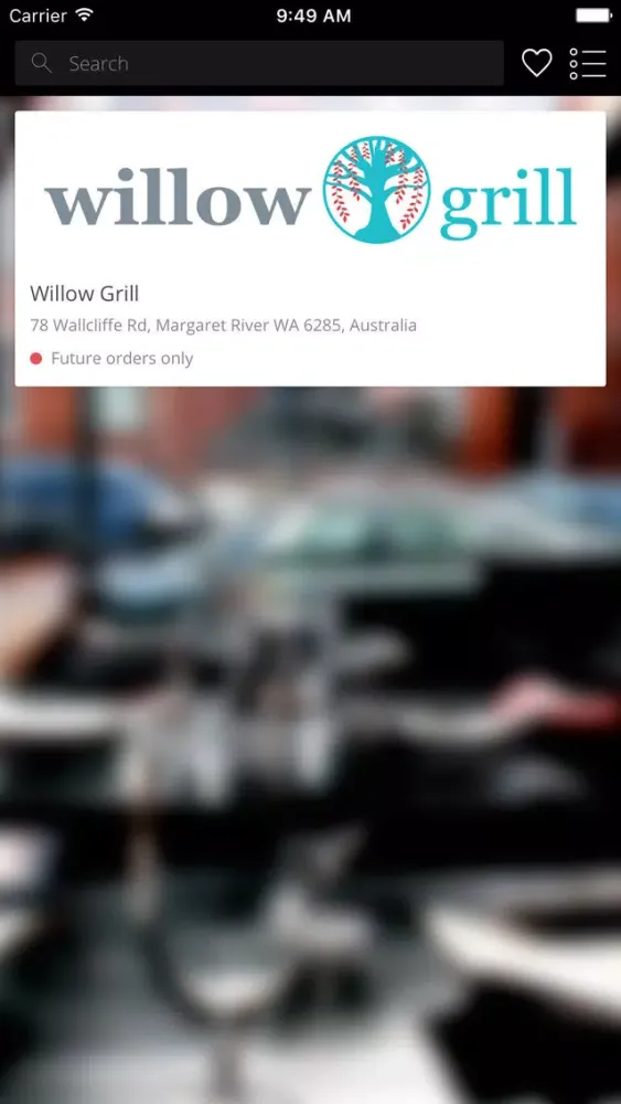 ภาพหน้าจอของ Willow Grill