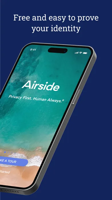 Screenshot di Airside Digital Identity