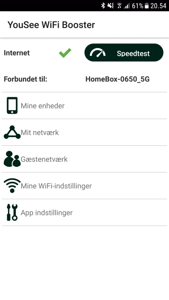 YouSee WiFi Screenshots