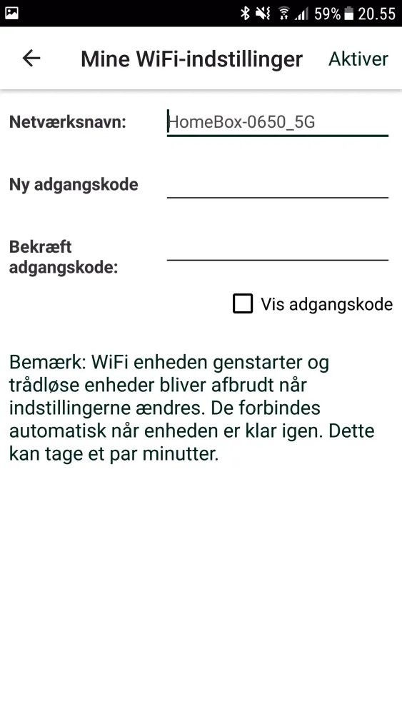 YouSee WiFi Screenshots