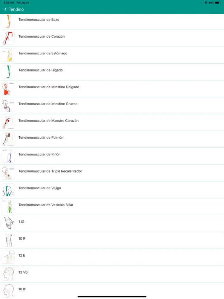 صور Apuntes de Acupuntura iPad 