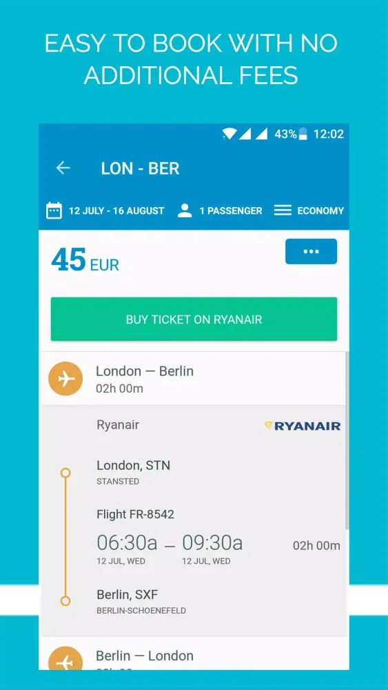Cheap Flights Screenshots