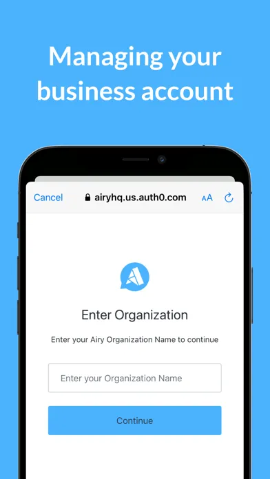 Airy Mobile Screenshots