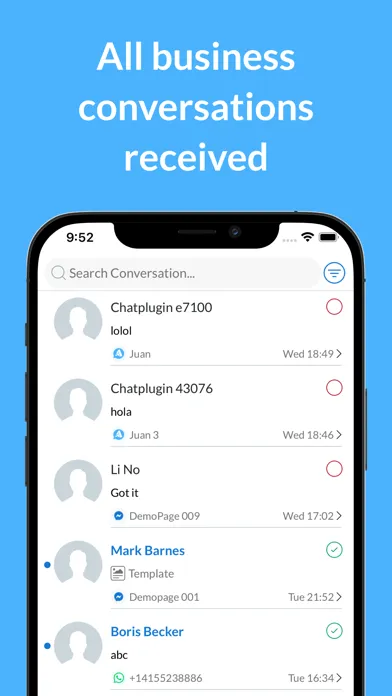Airy Mobile Screenshots