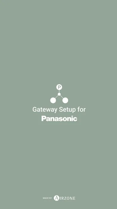 Gateway Setup for Panasonic 스크린샷
