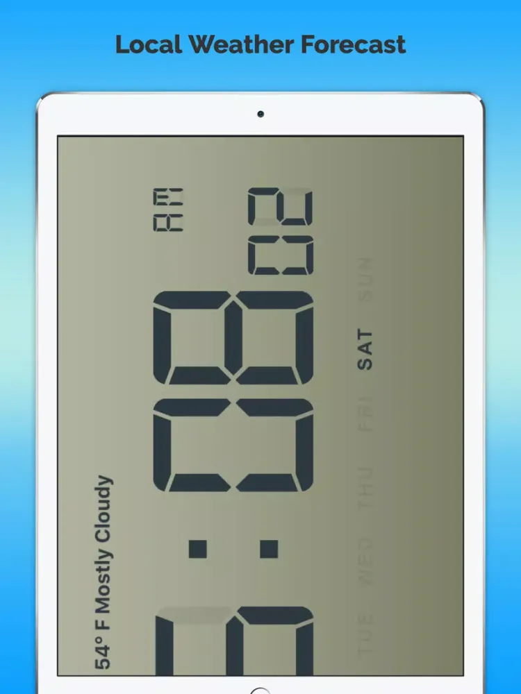 Zrzuty ekranu Local Forecasting Clock-Free iPad 