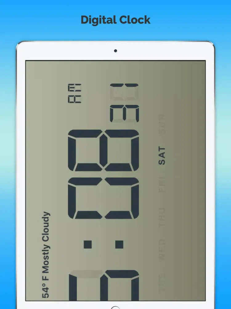 Zrzuty ekranu Local Forecasting Clock-Free iPad 
