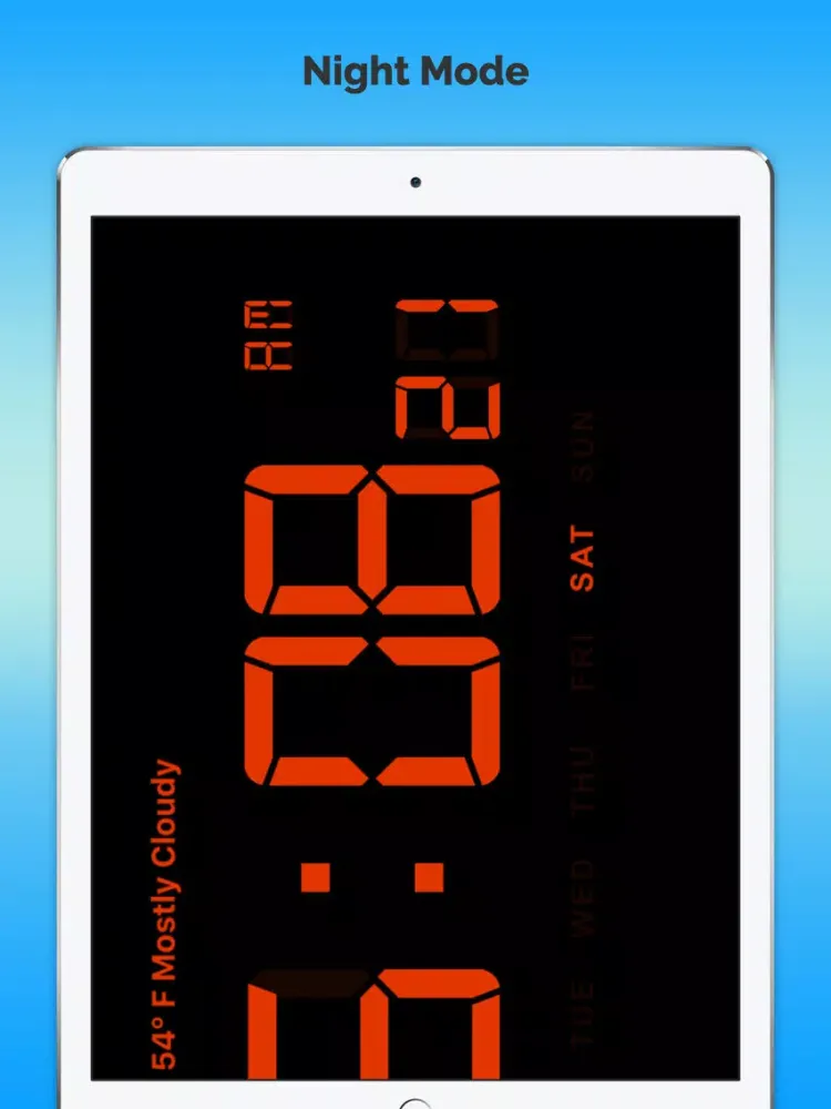 Zrzuty ekranu Local Forecasting Clock-Free iPad 