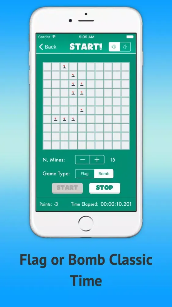 Ảnh chụp màn hình của Minesweeper-test