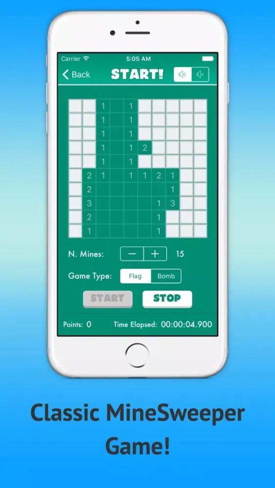 Ảnh chụp màn hình của Minesweeper-test