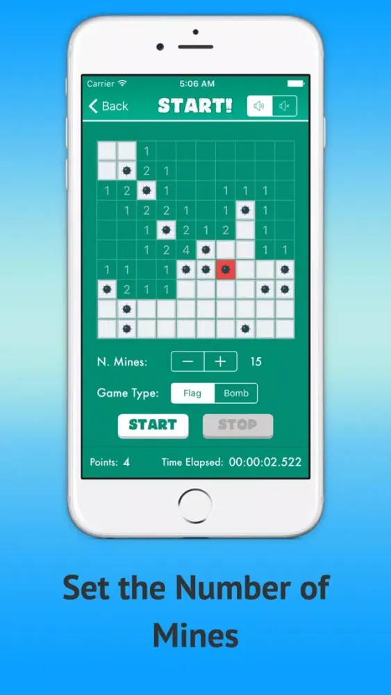 Ảnh chụp màn hình của Minesweeper-test