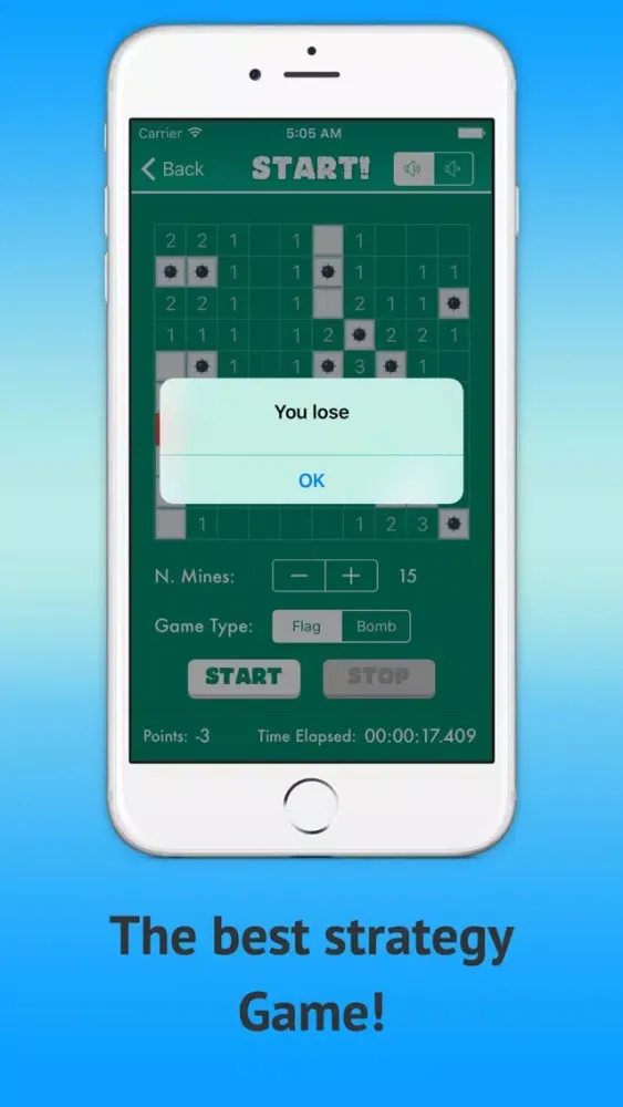 Ảnh chụp màn hình của Minesweeper-test