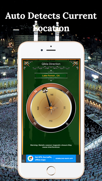 تصاویر Compass-Qibla Free