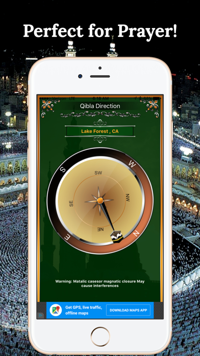 تصاویر Compass-Qibla Free