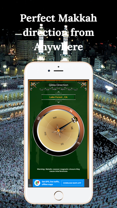 تصاویر Compass-Qibla Free