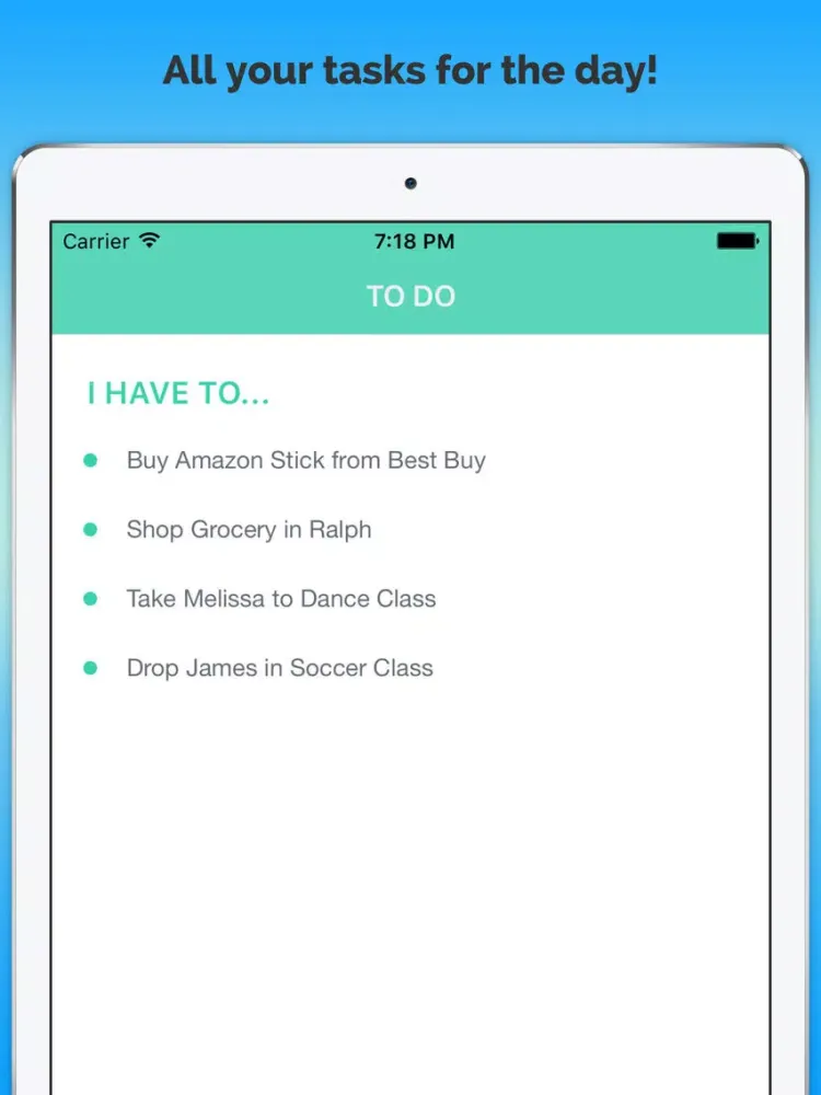 To Do List-Track your Daily Tasks iPad  Ekran Görüntüleri
