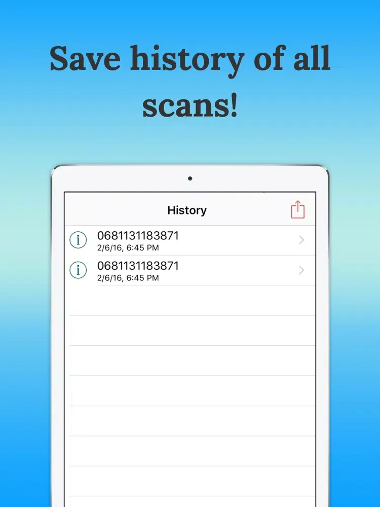 صور ShopSavvy Barcode Scanner-Free iPad 