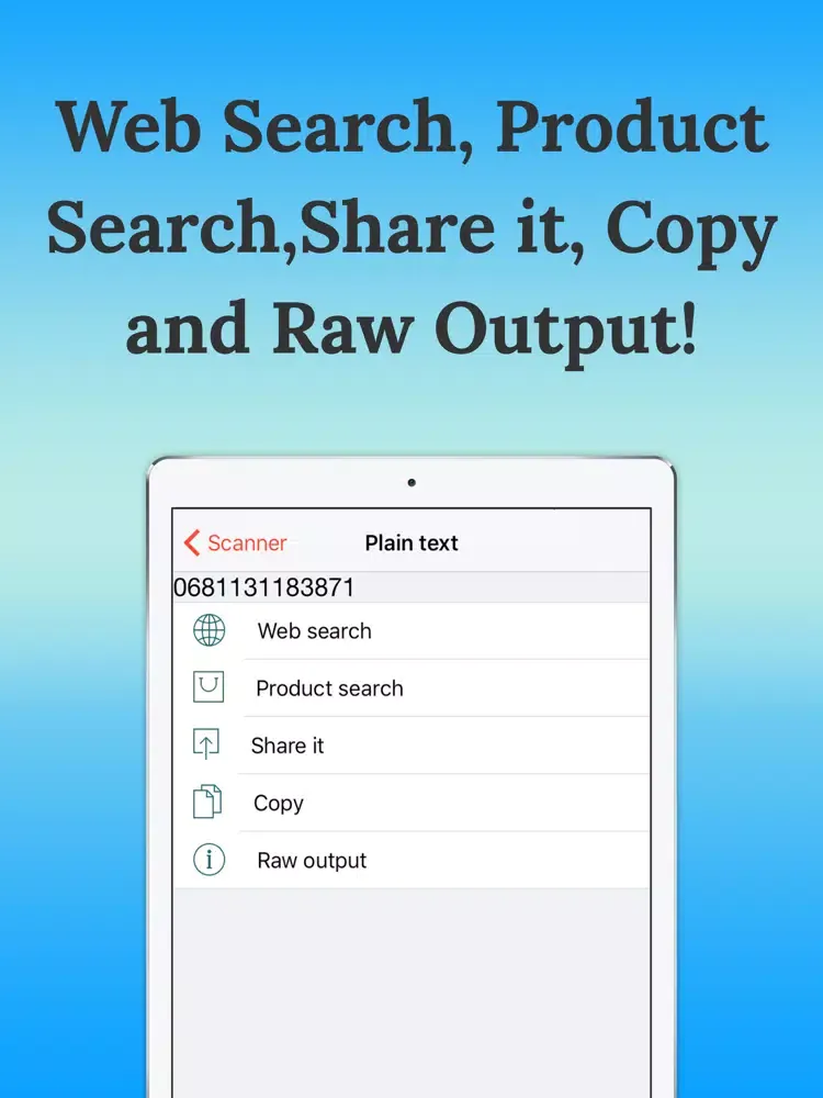 صور ShopSavvy Barcode Scanner-Free iPad 
