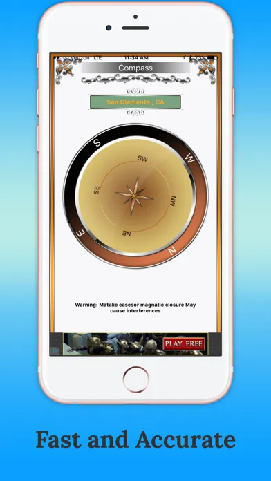 Captures d'écran de Digital Compass-Free