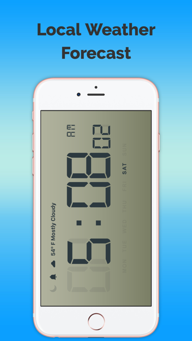 Clock and Local Weather Forecast-Free स्क्रीनशॉट