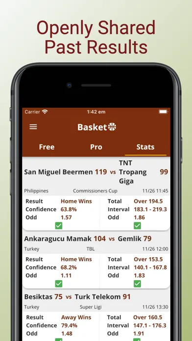 AI Basketball Betting Tipster 스크린샷
