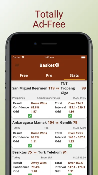 AI Basketball Betting Tipster 스크린샷