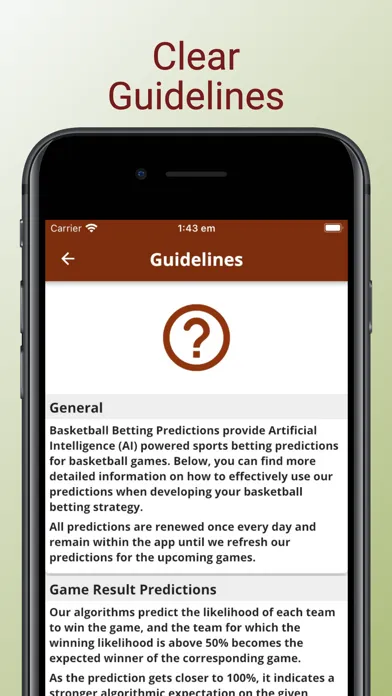 AI Basketball Betting Tipster 스크린샷