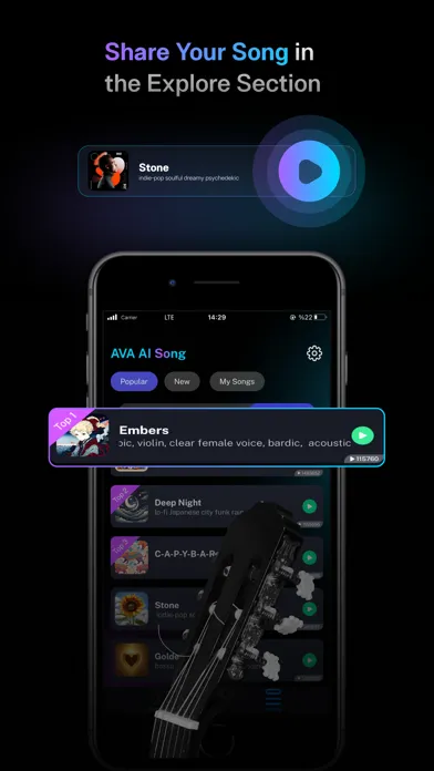 Скриншоты AI Song Generator Music